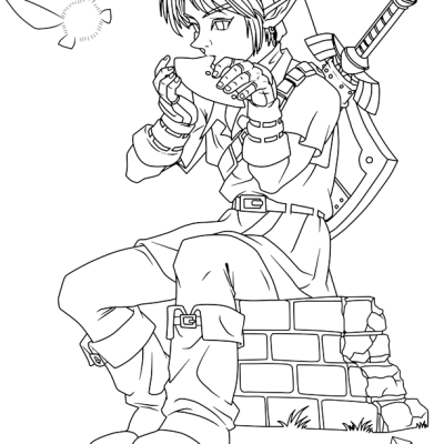Ourcoloringpage The Legend Of Zelda 5