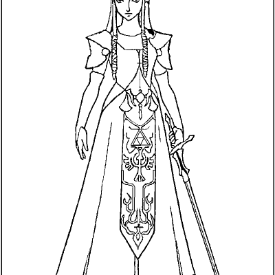 Ourcoloringpage The Legend Of Zelda 7