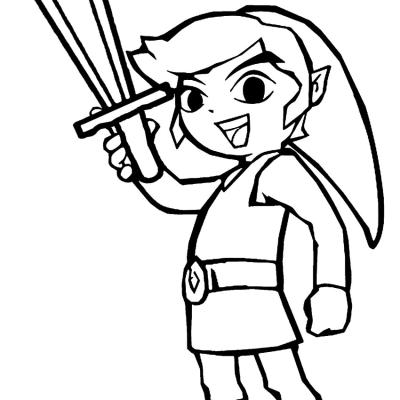 Ourcoloringpage The Legend Of Zelda 8