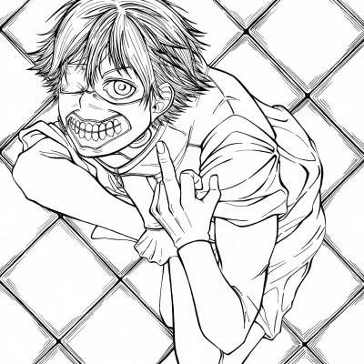 Ourcoloringpage Tokyo Ghoul 3
