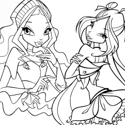 Ourcoloringpage Winx Club 11