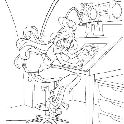Ourcoloringpage Winx Club 16