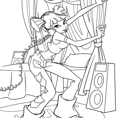 Ourcoloringpage Winx Club 32