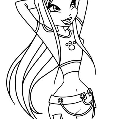 Ourcoloringpage Winx Club 4
