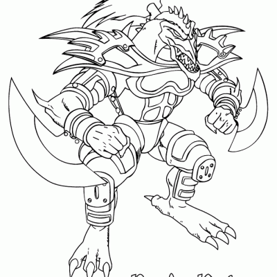 Ourcoloringpage Yu Gi Oh 7