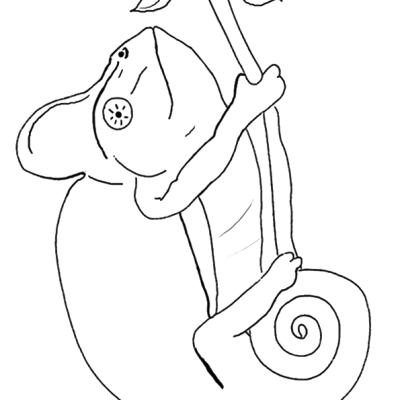 Ourcoloringpage Chameleons 7