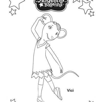 Ourcoloringpage Angelina Ballerina 5