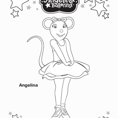 Ourcoloringpage Angelina Ballerina 6