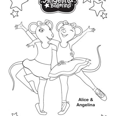 Ourcoloringpage Angelina Ballerina 8