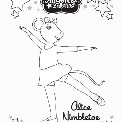 Angelina Ballerina Coloring Pages - Spark Your Child's Love for Dance and Creativity!