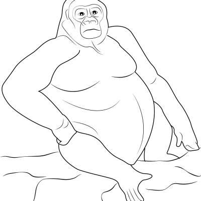 Ourcoloringpage Gorillas 31
