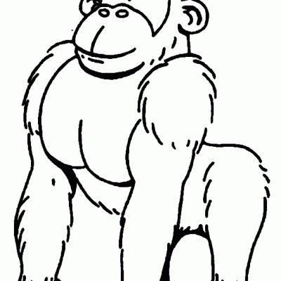 Discover the Majestic World of Gorillas with Gorilla Coloring Pages - Fun and Educational Activities for Kids!