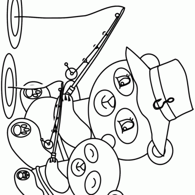 Ourcoloringpage Pandas 9