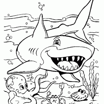 Ourcoloringpage Sharks 20