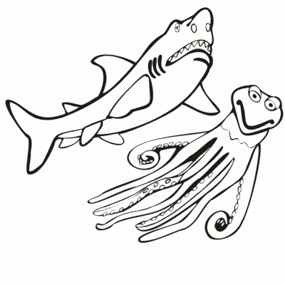 Ourcoloringpage Sharks 38
