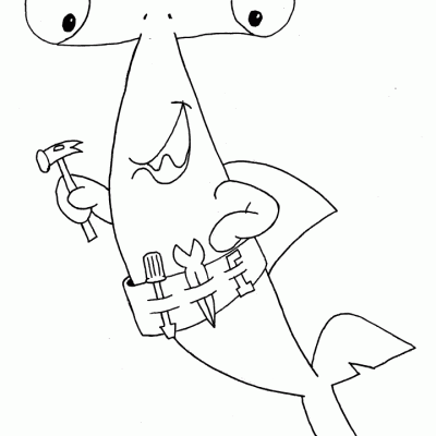 Ourcoloringpage Sharks 5