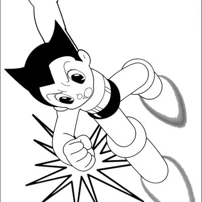 Astro Boy Coloring Pages - Join the Adventure with the Mighty Robot Hero!