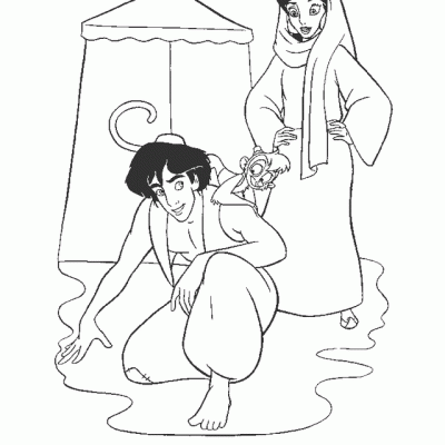 Ourcoloringpage Aladdin 10