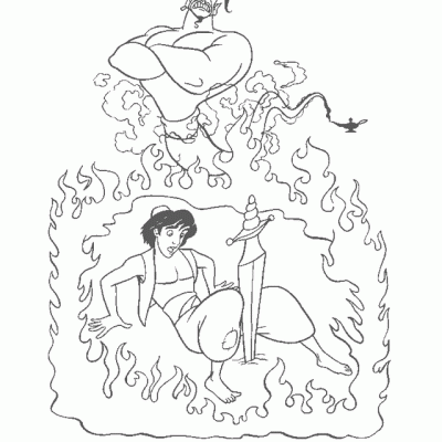 Ourcoloringpage Aladdin 4