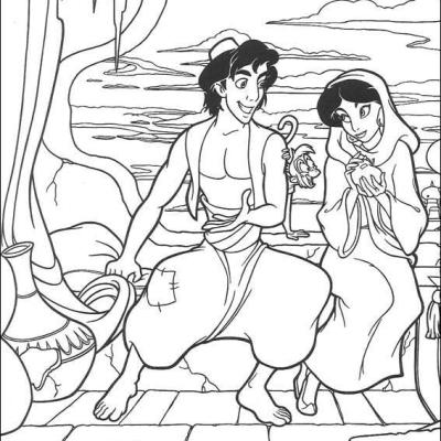 Ourcoloringpage Aladdin 58
