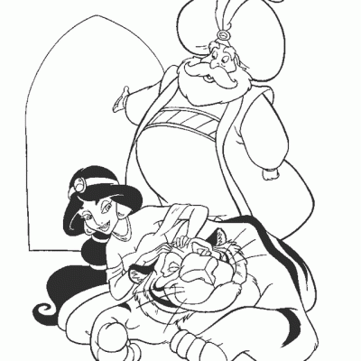 Ourcoloringpage Aladdin 8