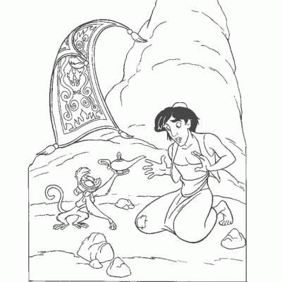 Ourcoloringpage Aladdin 9