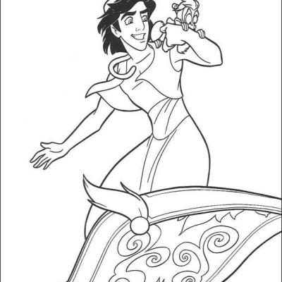 Unleash the Magic with Captivating Aladdin Coloring Pages for Kids!