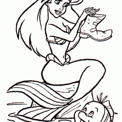 Dive into the Magical Underwater World with Ariel The Little Mermaid Coloring Pages for Kids!
