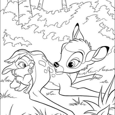 Ourcoloringpage Bambi 27