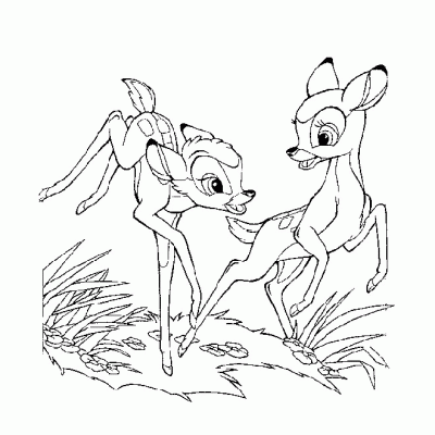 Ourcoloringpage Bambi 37