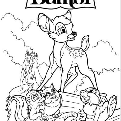 Ourcoloringpage Bambi 38