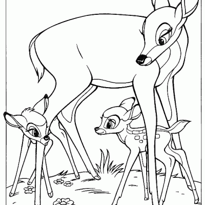 Ourcoloringpage Bambi 4