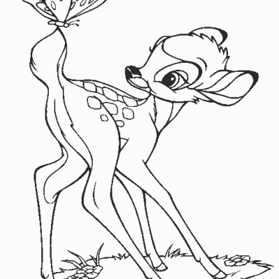 Ourcoloringpage Bambi 7