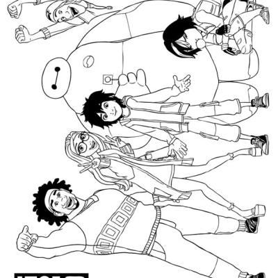 Ourcoloringpage Big Hero 9
