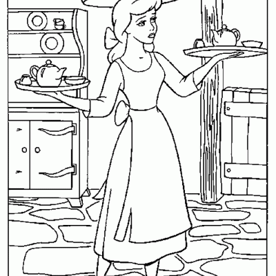 Ourcoloringpage Cinderella 2