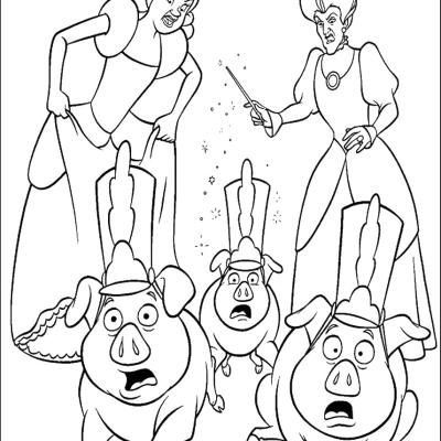 Ourcoloringpage Cinderella 54