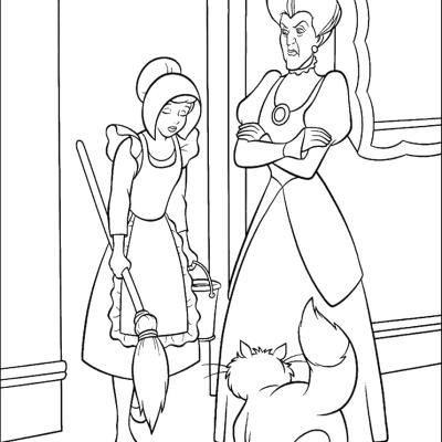 Ourcoloringpage Cinderella 86