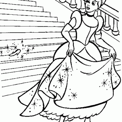 Ourcoloringpage Cinderella 9