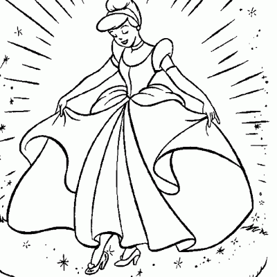 Enter the Enchanting World of Cinderella with Beautiful Coloring Pages for Kids!